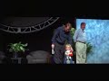 stallman receiving torvalds award at linuxworld conf 1999