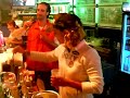 Daida and Iballa Moreno mixing cocktails