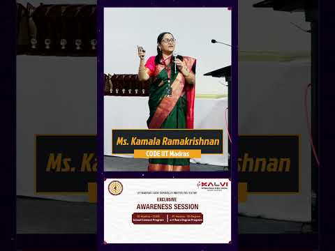 Discussion Forum in IIT | T.S. Saageth - Grade 12 | Kalvi International Public School