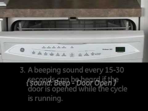 how to unlock ge triton xl dishwasher