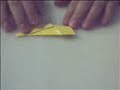 Origami sapatinho de beb� \"origami baby shoes\"