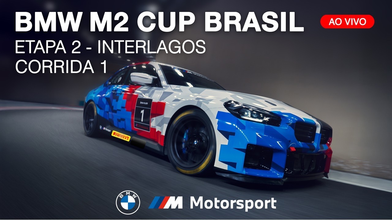 BMW M2 CUP BRASIL AO VIVO - ETAPA 2 INTERLAGOS - PRIMEIRA CORRIDA DO DOMINGO