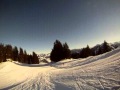 Skiing above Brixen im Thale, December 2011