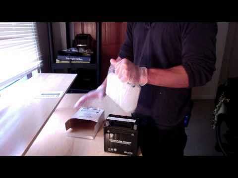 how to fill motorcycle battery