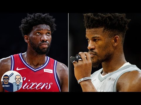 Video: Joel Embiid will go after Jimmy Butler if there's trouble - Frank Isola | Around the Horn