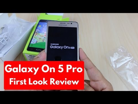 Samsung Galaxy On5 Pro Unboxing | First Look Hands On Review