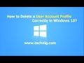 How To Remove A User From Windows 10