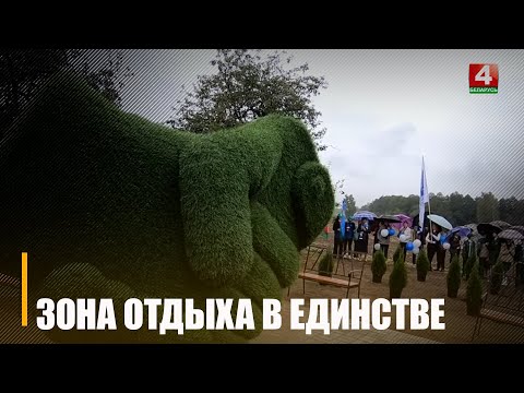 Под Чечерском в Единстве жители деревни создали зону отдыха видео