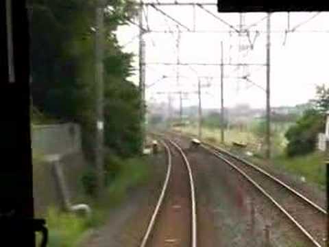 ＪＲ武蔵野線前面車窓東川口→東浦和