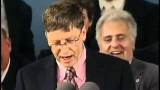 ビル・ゲイツ ハーバード大学卒業講演 字幕付(1)
