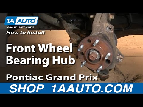 How To Install Replace Front Wheel Bearing Hub Grand Prix Impala Regal 1AAuto.com