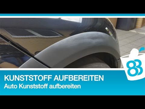 Ausgebleichte Kunststoffe aufbereiten - Auto Kunststoff aufbereiten mit Koch Chemie Plast Star