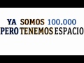 ¡Ya somos 100.000!