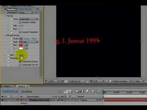 after effects tutorials_Arabic (Working with TEXT1)