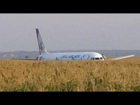 Russland: Waghalsiges Manver - Airbus muss im Maisfe ...