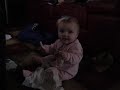 Emilie playing with Tissue Emilie playing with Tissue