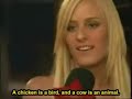 Blonde vegetarier