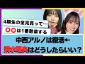【日向坂46】中西アルノは復活できたけど清水理央はどうしたら復活すると思う？に対するオタたちの反応！