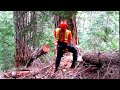 Building helicopter safety setdown pads near Hope BC.