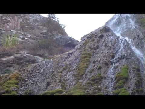 Waterfall at Limekiln State Park in California