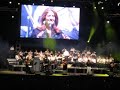 el nuevo mester de juglar�a junto a la banda municipal de m�sica, tocando 