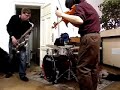 on a sunny monday morning drummer chris corsano and violinist c spencer yeh came together with saxophonist antoine chessex for the first time and jamed in visual communication department of art academy of latvia. 2008/05/12
_________
part 2