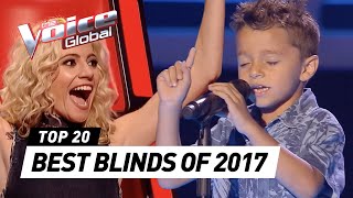BEST BLIND AUDITIONS OF 2017  The Voice Kids Rewin