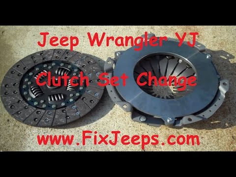 Clutch Problem with the Jeep Wrangler YJ – Time to replace with a new kit.