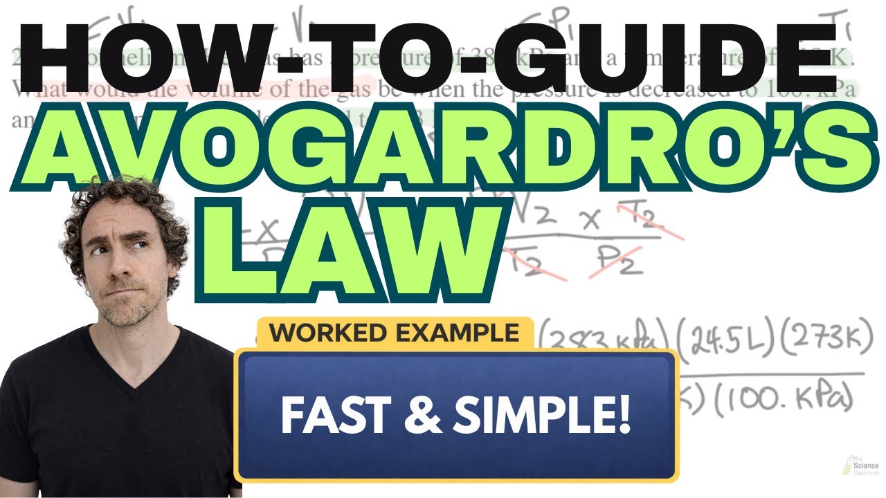 Calculating Avogadro's Law   |  Chemistry Homework in 3 MINUTES
