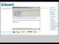 CAcert HowTo Account and first steps