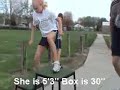 Youth Box jump plyometrics-Roger White- www.developingyouthspeed.com Youth Box jump plyometrics-Roger White- www.developingyouthspeed.com