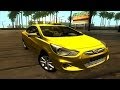 2013 Hyundai Accent Blue Taksi для GTA San Andreas видео 1