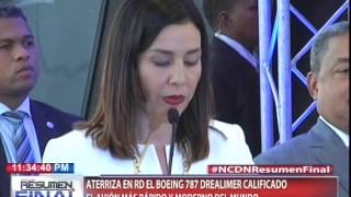 Aterriza en RD el avión mas rápido y moderno del mundo