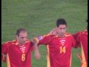 Italia 2 (Alberto Aquilani) Montenegro 1 Inni nazionali