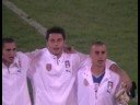 Italia 2 (Alberto Aquilani) Montenegro 1 Inni nazionali