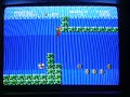 me playing super mario bros on the nintendo. im on world 1, level 2, and i show you where the secret underwater level is at the end, which is level minus 1. 

the quality really sucks and there is a delay in the sound for some reason