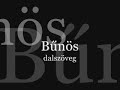 Bűnös + Dalszöveg
