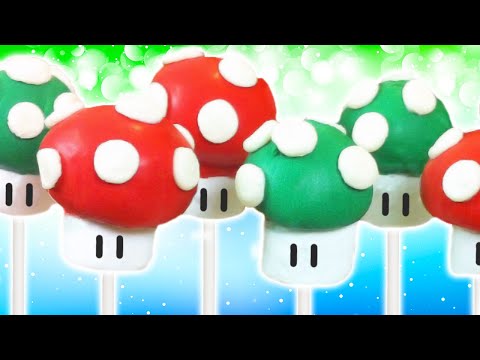 Super Mario Birthday Cake on Mario Birthday Cake On Super Mario Cake Pops Nerdy Nummies Game Of