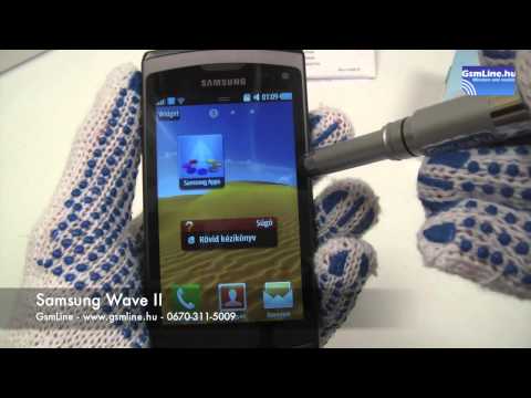 Samsung S8530 Wave II teszt vide�