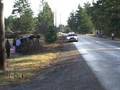 Icy Road & A One Car Rollover - Spanaway WA