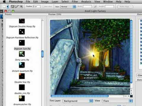Tint Layer Tutorial for Knoll Light Factory Photoshop Plugin
