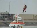 Demonstratie SAR heli op Lauwersoog