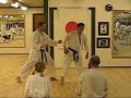 Yamaguchi-sensei demonstrating ushiro-geri
