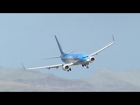 YouTube: avión hizo un aterrizaje de terror en Portugal