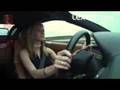 Hot girl driving Ferrari F360