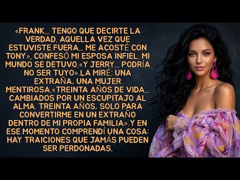 «Frank... tengo que decirte la verdad. Aquella vez que estuviste fuera... me acosté con Tony»...