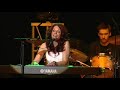 anna goldsmith and her band supporting legendary bee gee robin gibb at his sell out homecoming gig at the beautiful villa marina royal hall in the isle of man
