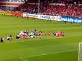 Mainz - Pauli  Nach dem Spiel Klopp abschied