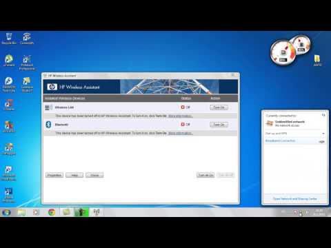 how to enable wifi on hp laptop