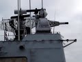 Defense Technology International (DTI)'s Ares weblog [www.aviationweek.com ] provides a daily update on international defense technology news. In support of a feature on ship self defense in DTI's December 2007 issue, Ares published a post on the Thales Goalkeeper 30-mm. close-in weapon system Nov. 28. This video, shot by DTI Senior European Editor Joris Janssen Lok on board the Dutch navy frigate HrMs Van Nes (F 833), shows the Goalkeeper firing its General Electric GAU-8 Gatling gun -- the very same gun that also equips the famous A-10A Thunderbolt close air support aircraft. The Goalkeeper is in frontline use with Britain's Royal Navy and the navies of the Netherlands, Qatar, South Korea and the United Arab Emirates.